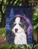 Bernese Mountain Dog Starry Night 2 Garden Flag