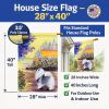Keeshond 7 House Flag