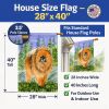 Pomeranian 4 House Flag