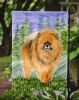 Pomeranian 7 Garden Flag