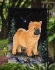 Chow Chow Starry Night 3 Garden Flag