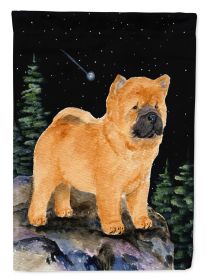 Chow Chow Starry Night 3 Garden Flag