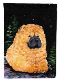 Chow Chow Starry Night House Flag