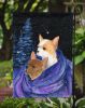 Chihuahua Starry Night 2 Garden Flag
