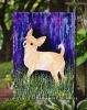 Chihuahua Starry Night 3 Garden Flag