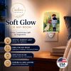 Golden Retriever "with Little Boy" Ceramic Nightlight