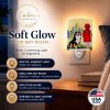 Bernese Mountain Dog "with Little Girl in Red" Ceramic Nightlight