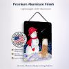 Australian Shepherd 9 "with Snowman" Wall or Door Hanging Prints