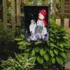 Australian Shepherd 10 with Snowman Garden Flag