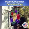 Golden Retriever 11 House Flag