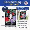 Bernese Mountain Dog 7 House Flag
