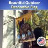 French Bulldog 4 House Flag