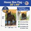 French Bulldog 4 House Flag