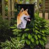 Shiba Inu 5 Starry Night Garden Flag