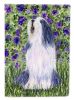 Bearded Collie 6 House Flag