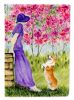 Corgi 8 with Lady Garden Flag
