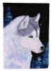 Siberian Husky 3 Starry Night Garden Flag