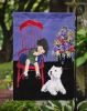 Westie 10 with child Garden Flag