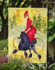 Poodle 4 with Lady Garden Flag