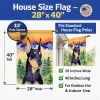 Doberman 6 House Flag