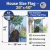 French Bulldog 6 House Flag
