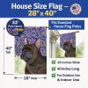 French Bulldog 7 House Flag