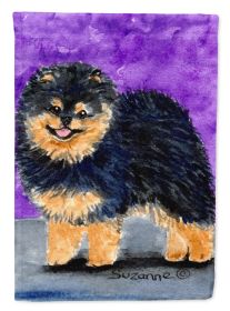 Pomeranian 10 Garden Flag