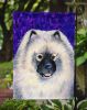 Keeshond 8 Garden Flag