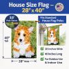 Corgi 5 House Flag