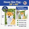 Shiba Inu 6 House Flag