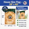 Pomeranian 9 House Flag
