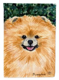 Pomeranian 12 Garden Flag