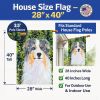 Australian Shepherd 10 House Flag