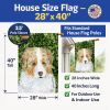 Australian Shepherd 11 House Flag