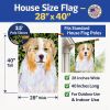 Australian Shepherd 12 House Flag
