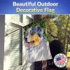Australian Shepherd 13 House Flag