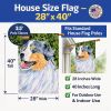 Australian Shepherd 13 House Flag