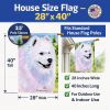 Samoyed 4 House Flag