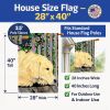 Golden Retriever 17 House Flag