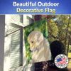 Golden Retriever 18 House Flag