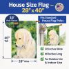 Golden Retriever 18 House Flag