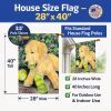 Golden Retriever 20 House Flag