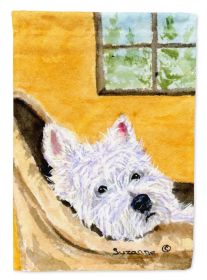Westie 12 Garden Flag
