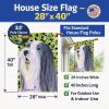 Bearded Collie 7 House Flag