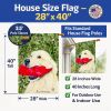 Golden Retriever 22 House Flag