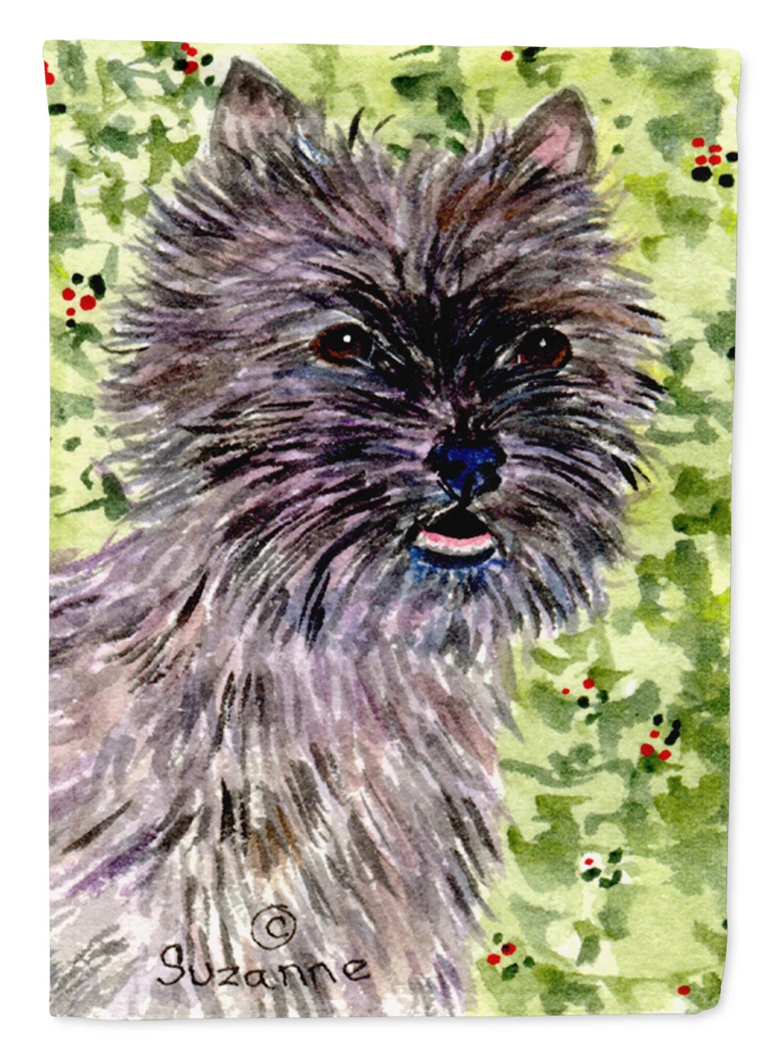 Cairn Terrier 3 House Flag