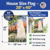 Golden Retriever 23 House Flag