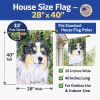Australian Shepherd 17 House Flag