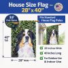 Bernese Mountain Dog 11 House Flag