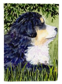 Bernese Mountain Dog 12 House Flag